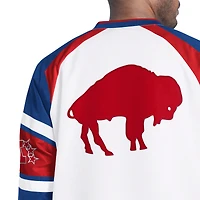Veste pull raglan Starter blanche Buffalo Bills Infield Play pour homme