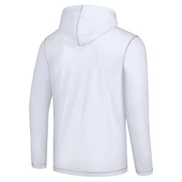 Men's Tommy Bahama White Buffalo Bills Graffiti Touchdown Pullover Hoodie