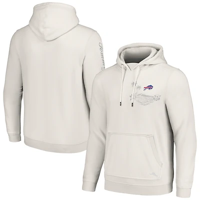 Men's Tommy Bahama White Buffalo Bills Home Game Pullover Hoodie