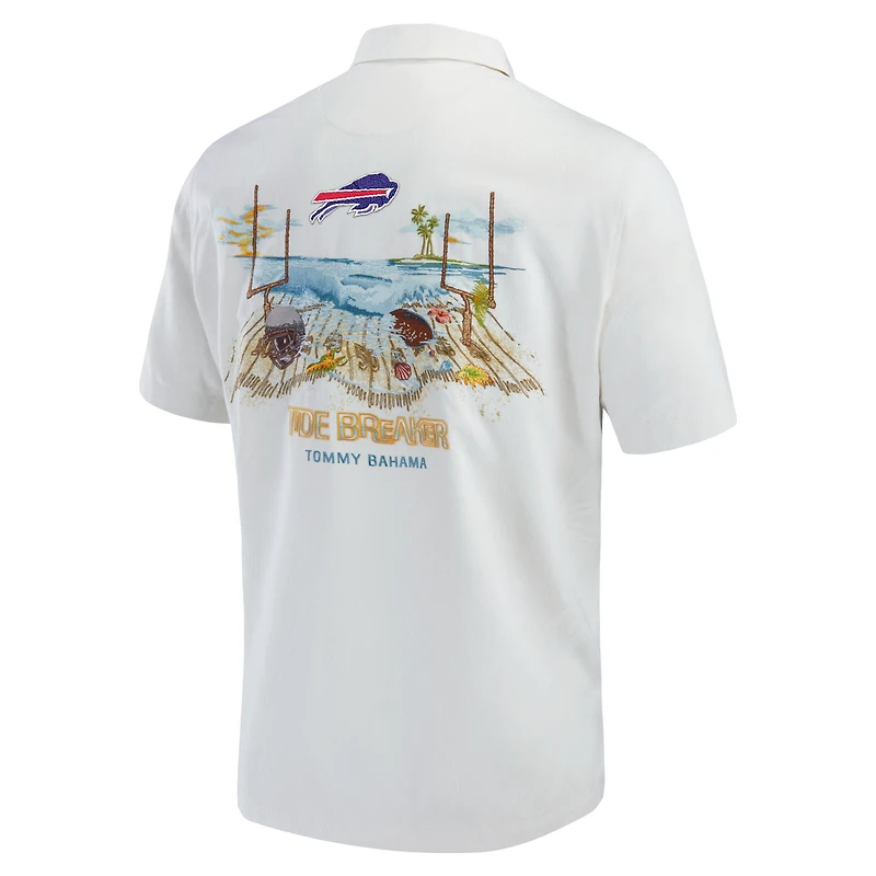 Chemise boutonnée Tommy Bahama Buffalo Bills Tide Breaker IslandZone Camp pour hommes