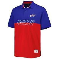 Polo Tommy Hilfiger rouge/royal Buffalo Bills color block pour homme