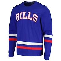 T-shirt à manches longues Tommy Hilfiger Royal/Rouge Buffalo Bills Nolan pour hommes