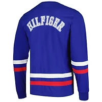 T-shirt à manches longues Tommy Hilfiger Royal/Rouge Buffalo Bills Nolan pour hommes