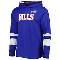 Men's Tommy Hilfiger Royal/White Buffalo Bills Alex Long Sleeve Hoodie T-Shirt
