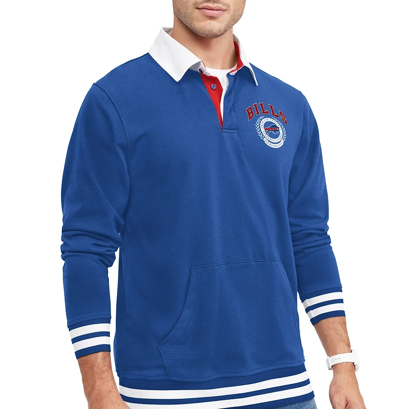 Men's Tommy Hilfiger Royal Buffalo Bills Cody Rugby - Long Sleeve Polo