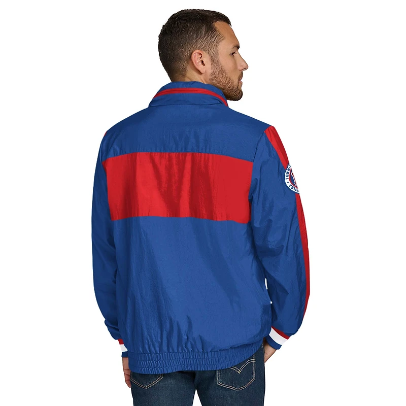 Veste à capuche légère demi-zip Gael pour homme Tommy Hilfiger Royal Buffalo Bills