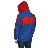 Men's Tommy Hilfiger Royal Buffalo Bills Gael Lightweight Half-Zip Hoodie Jacket