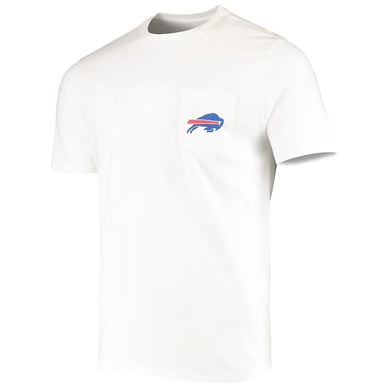 Men's Vineyard Vines White Buffalo Bills Big & Tall Helmet T-Shirt