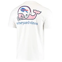 Men's Vineyard Vines White Buffalo Bills Big & Tall Helmet T-Shirt