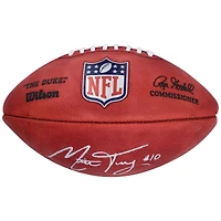 Ballon de football professionnel Wilson Duke dédicacé par Mitchell Trubisky Buffalo Bills