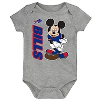 Newborn & Infant Buffalo Bills 3-Peat 3-Pack Bodysuit Set