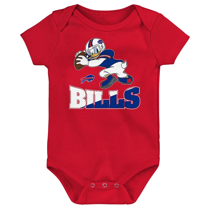 Newborn & Infant Buffalo Bills 3-Peat 3-Pack Bodysuit Set
