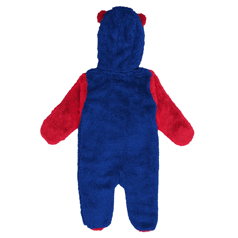 Newborn & Infant Outerstuff Royal Buffalo Bills Stay Napping Fleece Bunting Full-Zip Sleeper