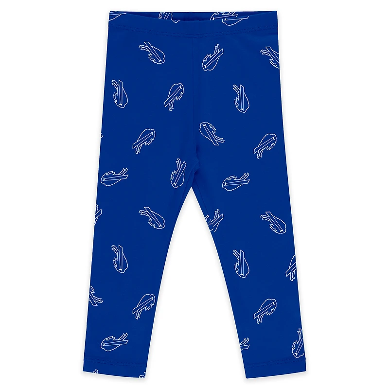 Newborn & Infant WEAR by Erin Andrews Buffalo Bills Three-Piece Long Sleeve Bodysuit, Tutu and Sweatpants Set