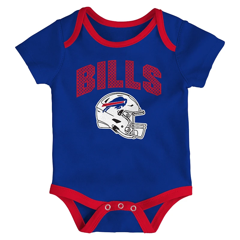 Newborn Outerstuff Buffalo Bills All Day Play Three-Piece Bodysuit Set