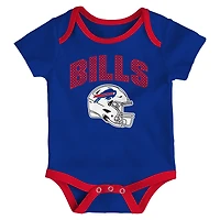 Newborn Outerstuff Buffalo Bills All Day Play Three-Piece Bodysuit Set
