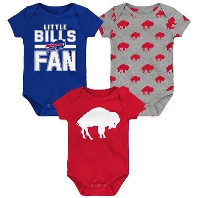 Ensemble 3 pièces pour nouveau-né Outerstuff Buffalo Bills Little Tike