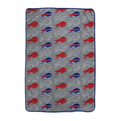 Pegasus Buffalo Bills 66" x 95" Oversized Logo Roll Ultra Cozy Blanket