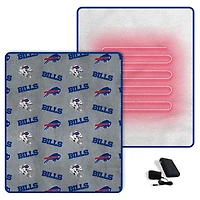 Couverture chauffante Pegasus Buffalo Bills Scattered Logos 60" x 70"