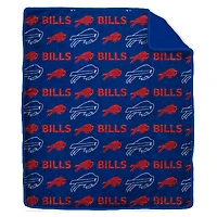 Pegasus Buffalo Bills Tonal Wordmark 60" x 70" Faux Fur Blanket