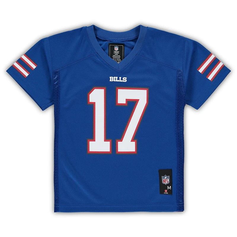 Maillot de joueur réplique des Royal Buffalo Bills Josh Allen pour enfants d'âge préscolaire