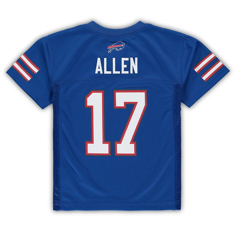 Maillot de joueur réplique des Royal Buffalo Bills Josh Allen pour enfants d'âge préscolaire