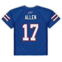 Maillot de joueur réplique des Royal Buffalo Bills Josh Allen pour enfants d'âge préscolaire
