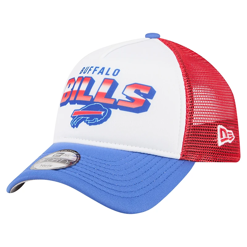 Preschool New Era White Buffalo Bills 9FORTY A-Frame Adjustable Hat