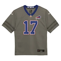 Preschool Nike Josh Allen Gray Buffalo Bills Nickel City Game Jersey