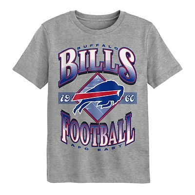 Preschool Outerstuff Dark Heather Gray Buffalo Bills Of Days Past T-Shirt
