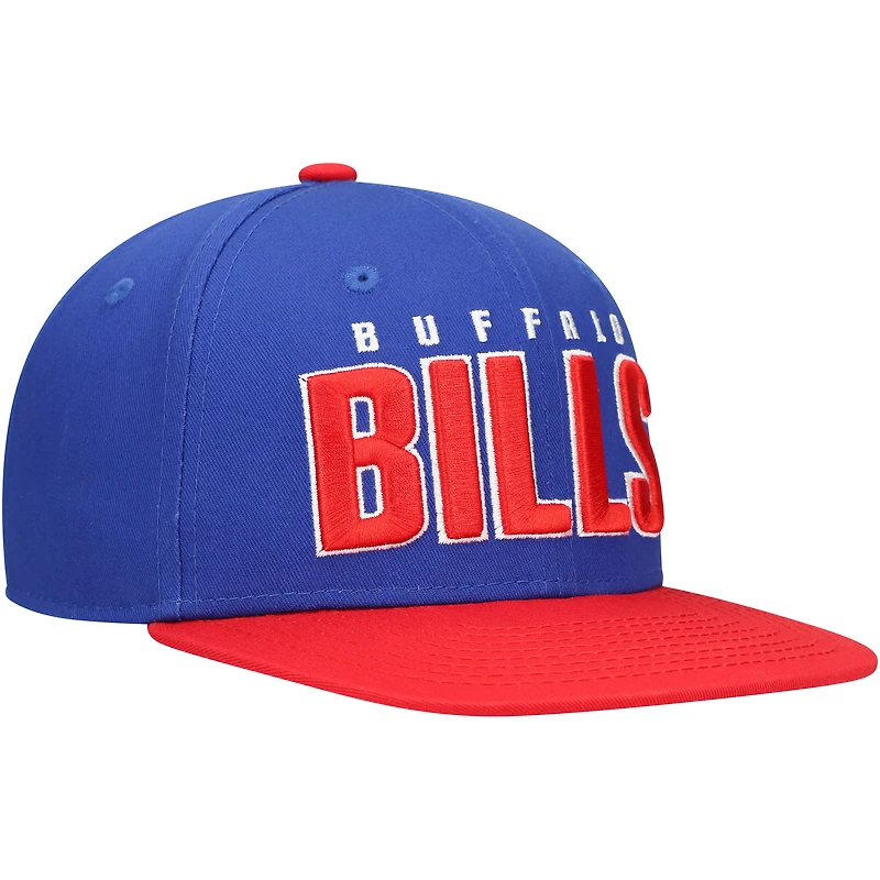 Casquette Snapback Royal/Red Buffalo Bills Lock Up pour enfants d'âge préscolaire