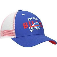 Casquette ajustable Royal/Blanc Buffalo Bills Core Lockup Trucker pour enfants d'âge préscolaire