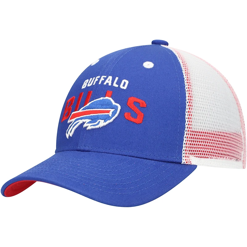 Casquette ajustable Royal Buffalo Bills Core Lockup Trucker pour enfants d'âge préscolaire
