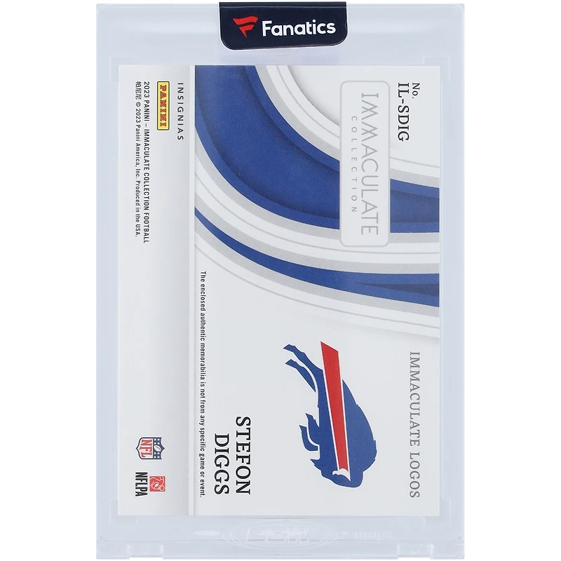 Stefon Diggs Buffalo Bills 2023 Panini Immaculate Collection Nike Swoosh Relic #IL-SDIG #1/5 Card