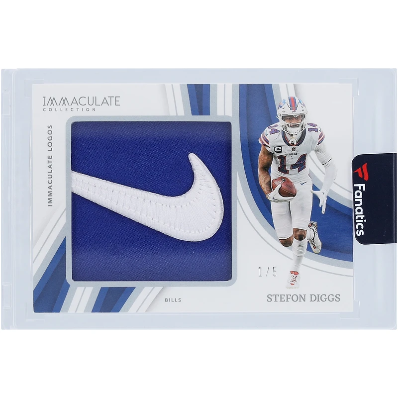 Stefon Diggs Buffalo Bills 2023 Panini Immaculate Collection Nike Swoosh Relic #IL-SDIG #1/5 Card