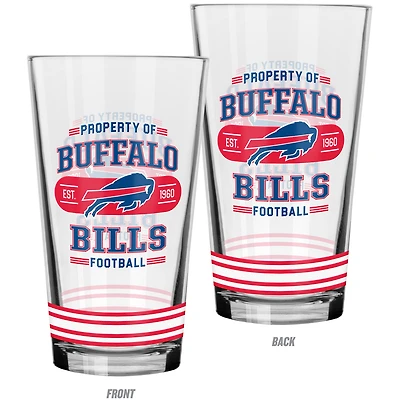 The Sports Vault Buffalo Bills Lot de 2 verres à mélanger