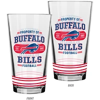 The Sports Vault Buffalo Bills Lot de 2 verres à mélanger