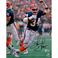 Thurman Thomas Buffalo Bills dédicacé 8" x 10" Photographie verticale
