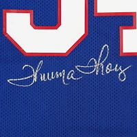 Maillot authentique bleu autographié Mitchell & Ness des Buffalo Bills de Thurman Thomas