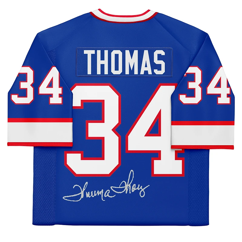 Thurman Thomas Buffalo Bills Autographed Mitchell & Ness Blue Authentic Jersey