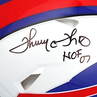 Thurman Thomas Buffalo Bills Autographed Riddell Speed Authentic Helmet with "HOF 07" Inscription 