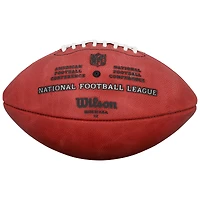 Ballon de football Wilson Duke en couleur, autographié par Thurman Thomas des Buffalo Bills