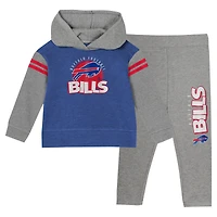 Toddler Buffalo Bills Club House Long Sleeve Hoodie Top and Leggings Two-Piece Set
