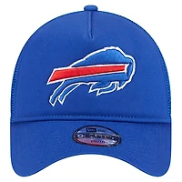 Casquette ajustable New Era Royal Buffalo Bills Main 9FORTY A-Frame Trucker pour tout-petit