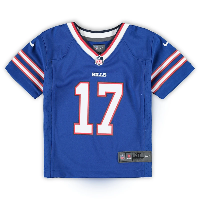 Maillot de match Nike Josh Allen Royal Buffalo Bills pour tout-petit