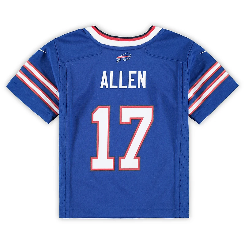 Maillot de match Nike Josh Allen Royal Buffalo Bills pour tout-petit
