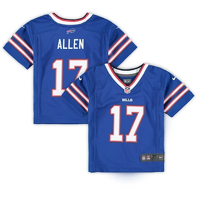 Maillot de match Nike Josh Allen Royal Buffalo Bills pour tout-petit