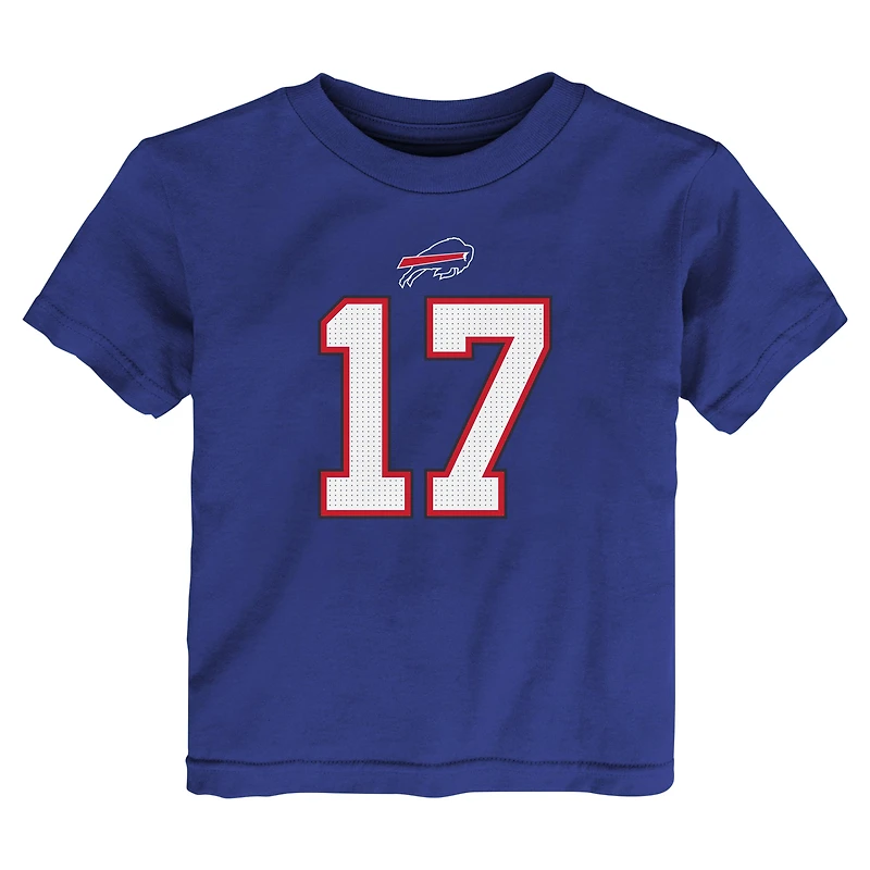 Toddler Nike Josh Allen Royal Buffalo Bills Player Name & Number T-Shirt