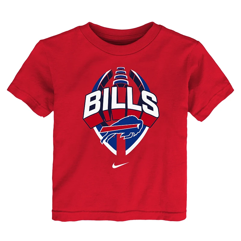 T-shirt Nike rouge Buffalo Bills Icon Legend pour tout-petit