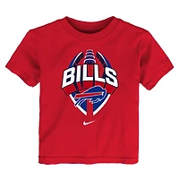 T-shirt Nike rouge Buffalo Bills Icon Legend pour tout-petit